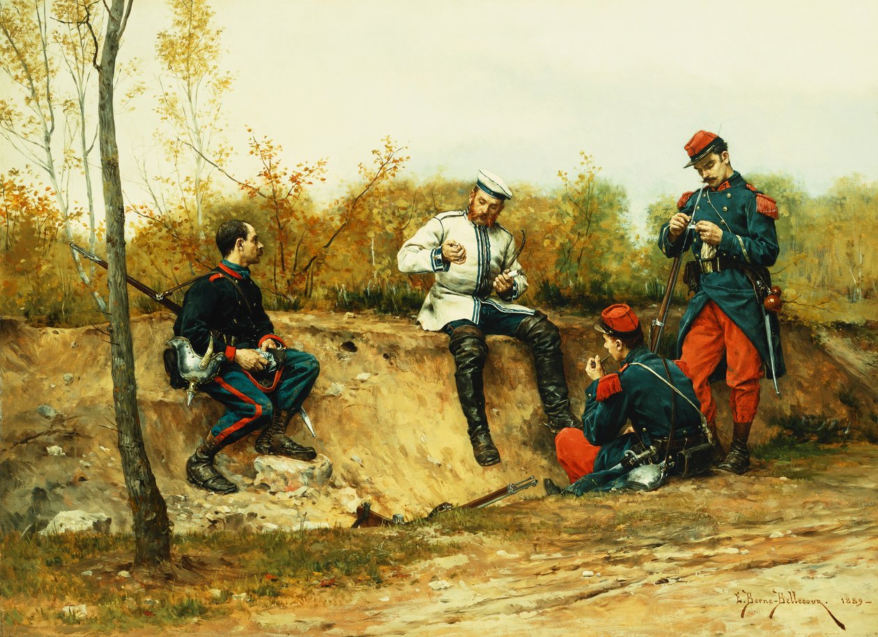 O Prisioneiro, 1889 de Etienne Prosper Berne Bellecour