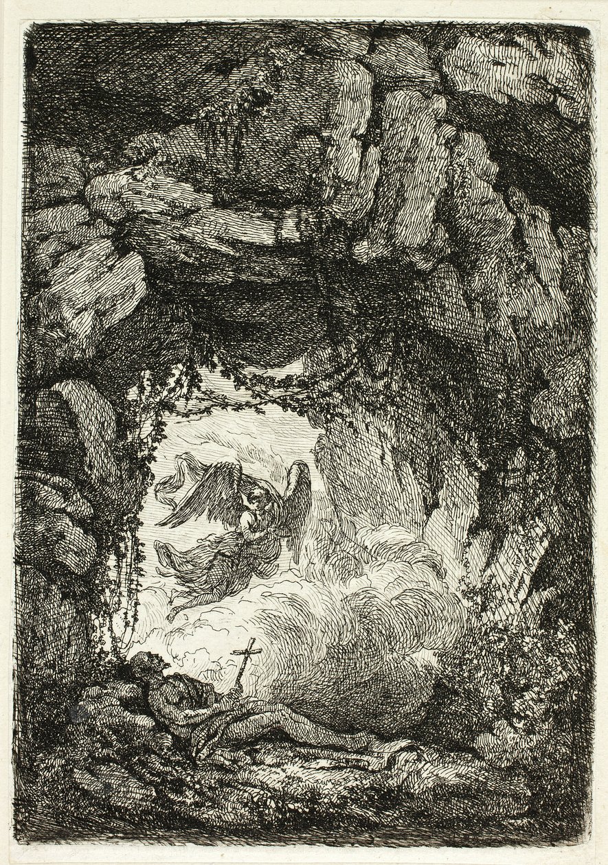 A Morte de São Jerônimo de Etienne de Lavallee Poussin