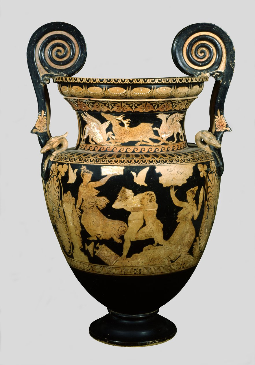 Krater of Dawn de Falerii (cerâmica) de Etruscan