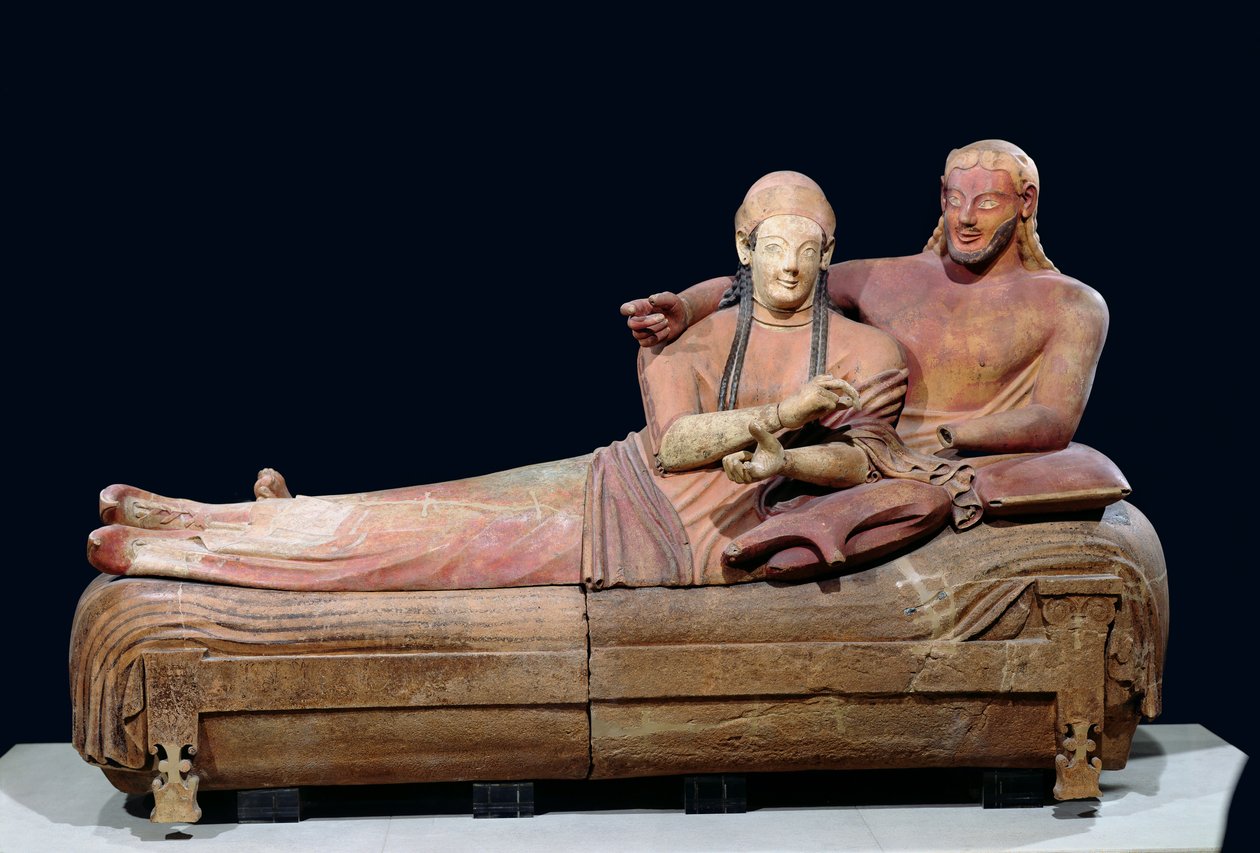 Sarcófago dos Cônjuges, 525-500 aC de Etruscan