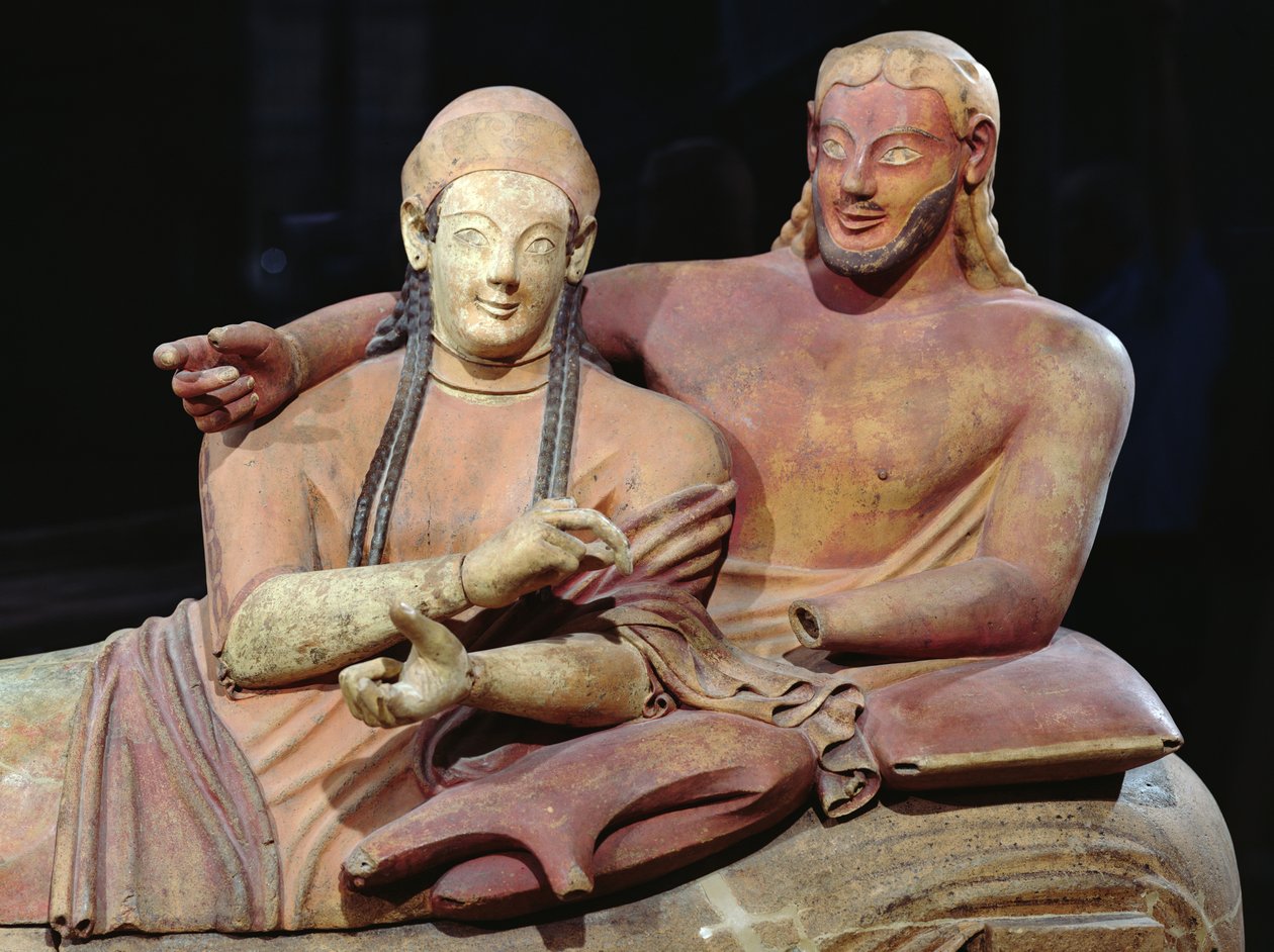 Sarcófago dos Cônjuges, de Cerveteri de Etruscan