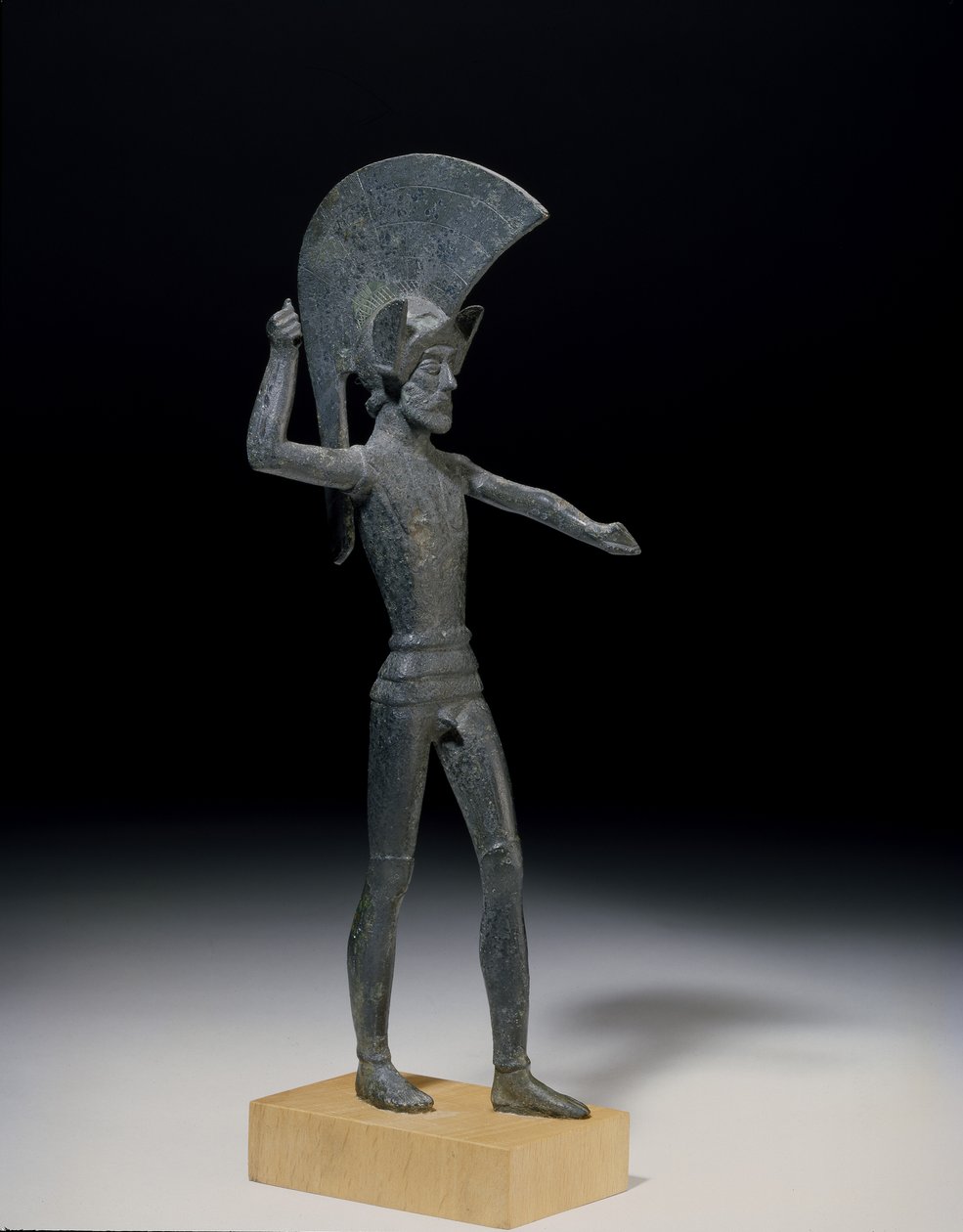 Guerreiro, da Úmbria, etrusco, século V aC (bronze) de Etruscan