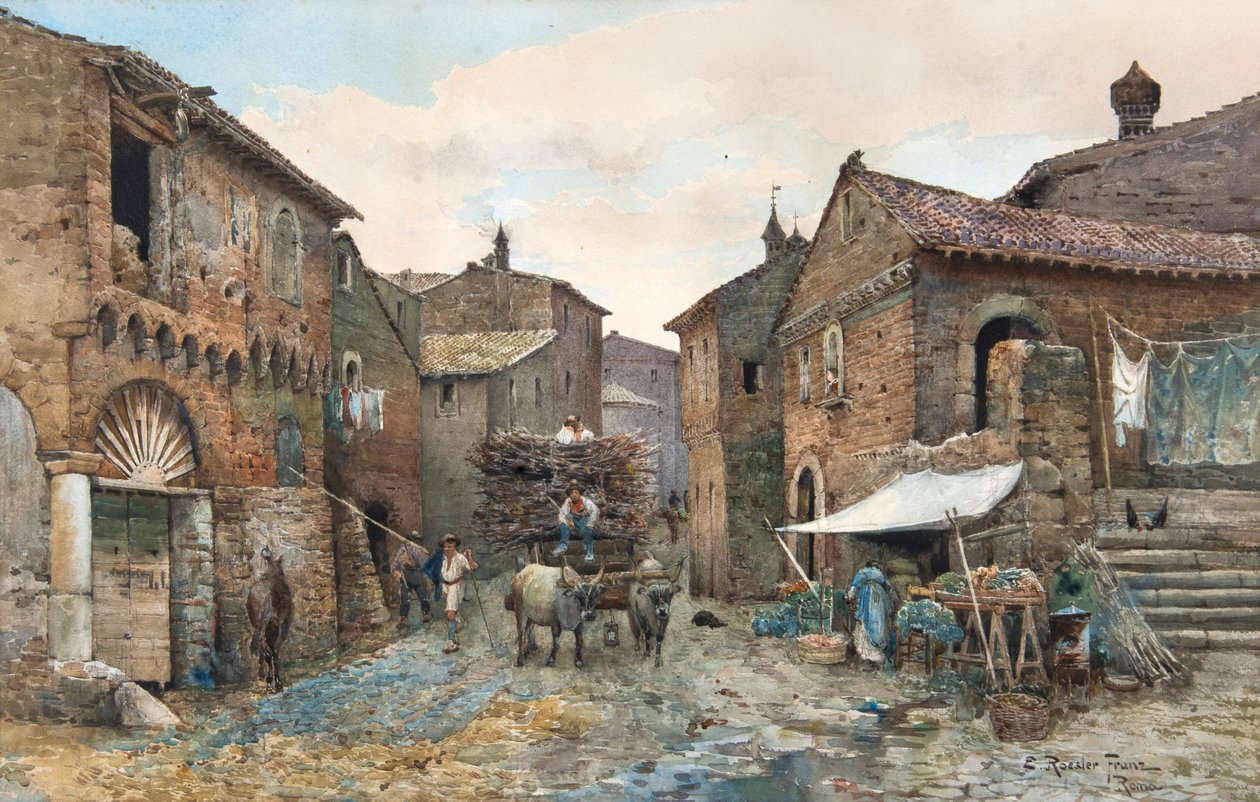 Comissariado do país no Tivoli de Ettore Roesler Franz