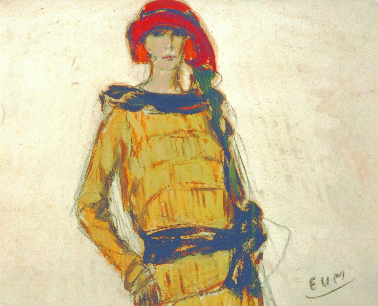 Senhora com chapéu de Eugeen van Mieghem