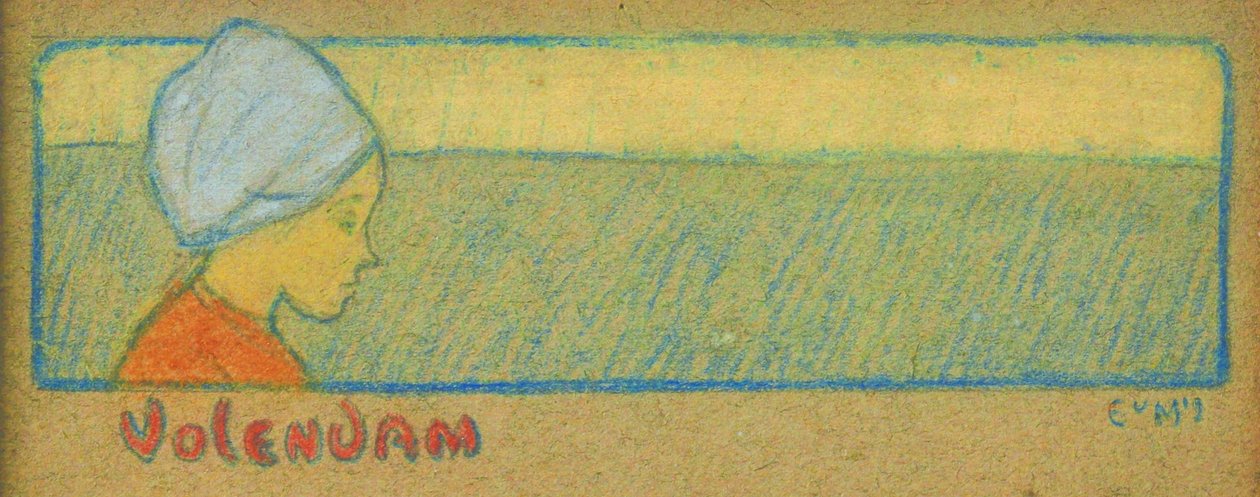 Volendam Postkarte de Eugeen van Mieghem