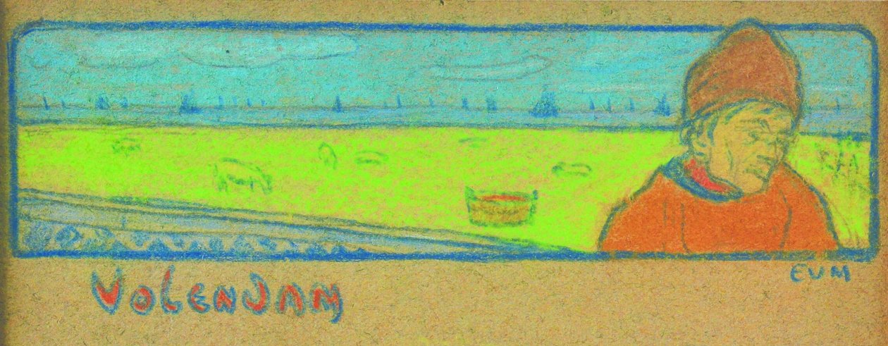 Volendam Postkarte de Eugeen van Mieghem
