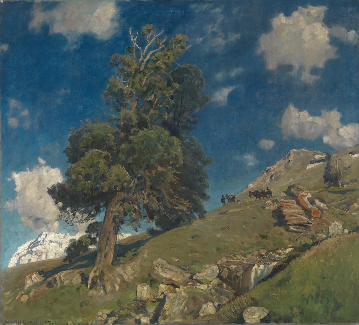 Eugen Felix Prosper Bracht Monte Rosa e Arven de Eugen Felix Prosper Bracht