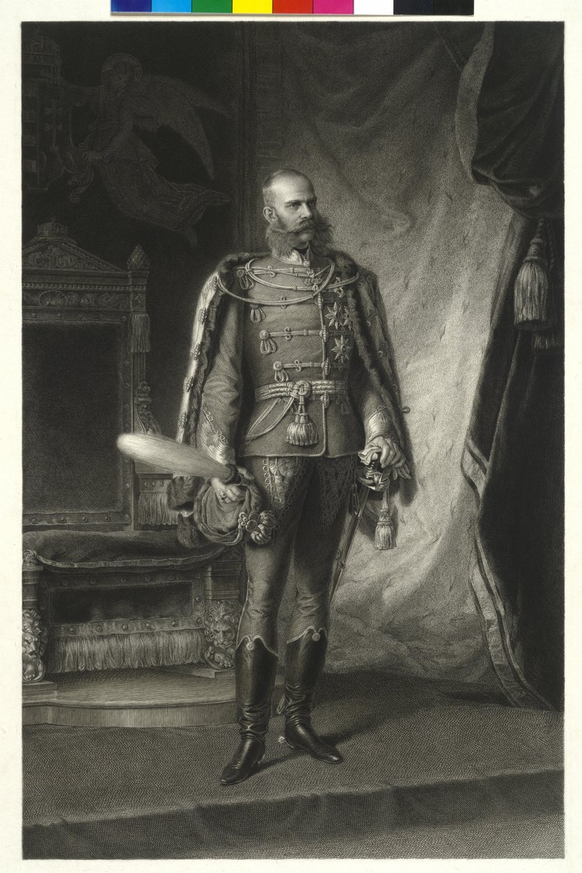 Imperador da Áustria Franz Joseph I de Eugen Doby