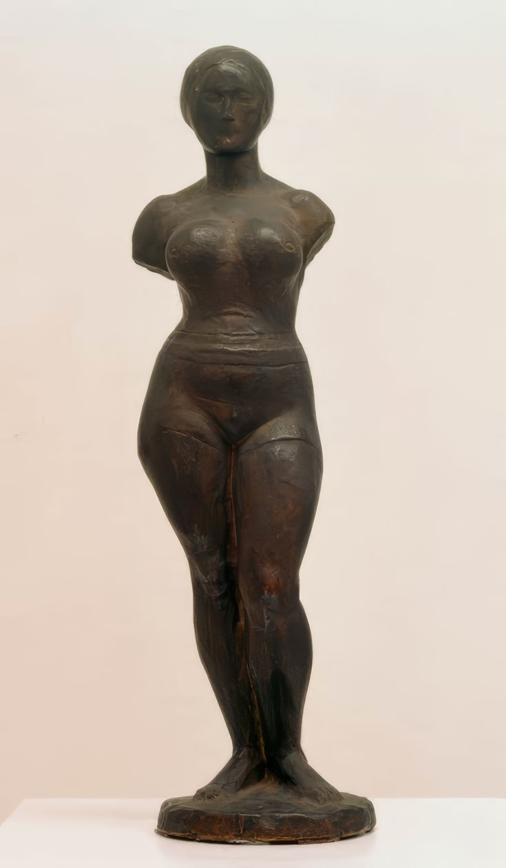 Nadadora em pé de Eugen Hoffmann