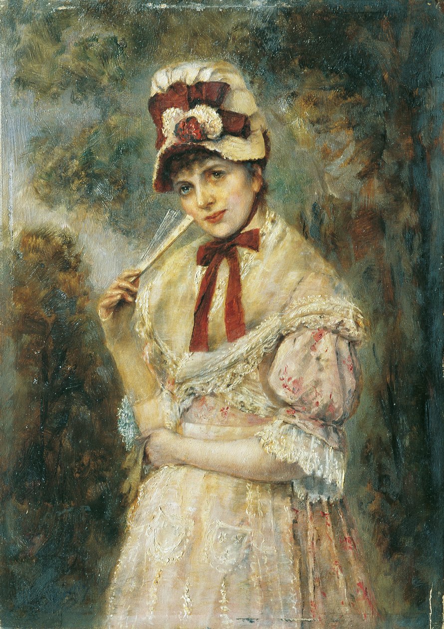 retrato de uma senhora de Eugen Horstig