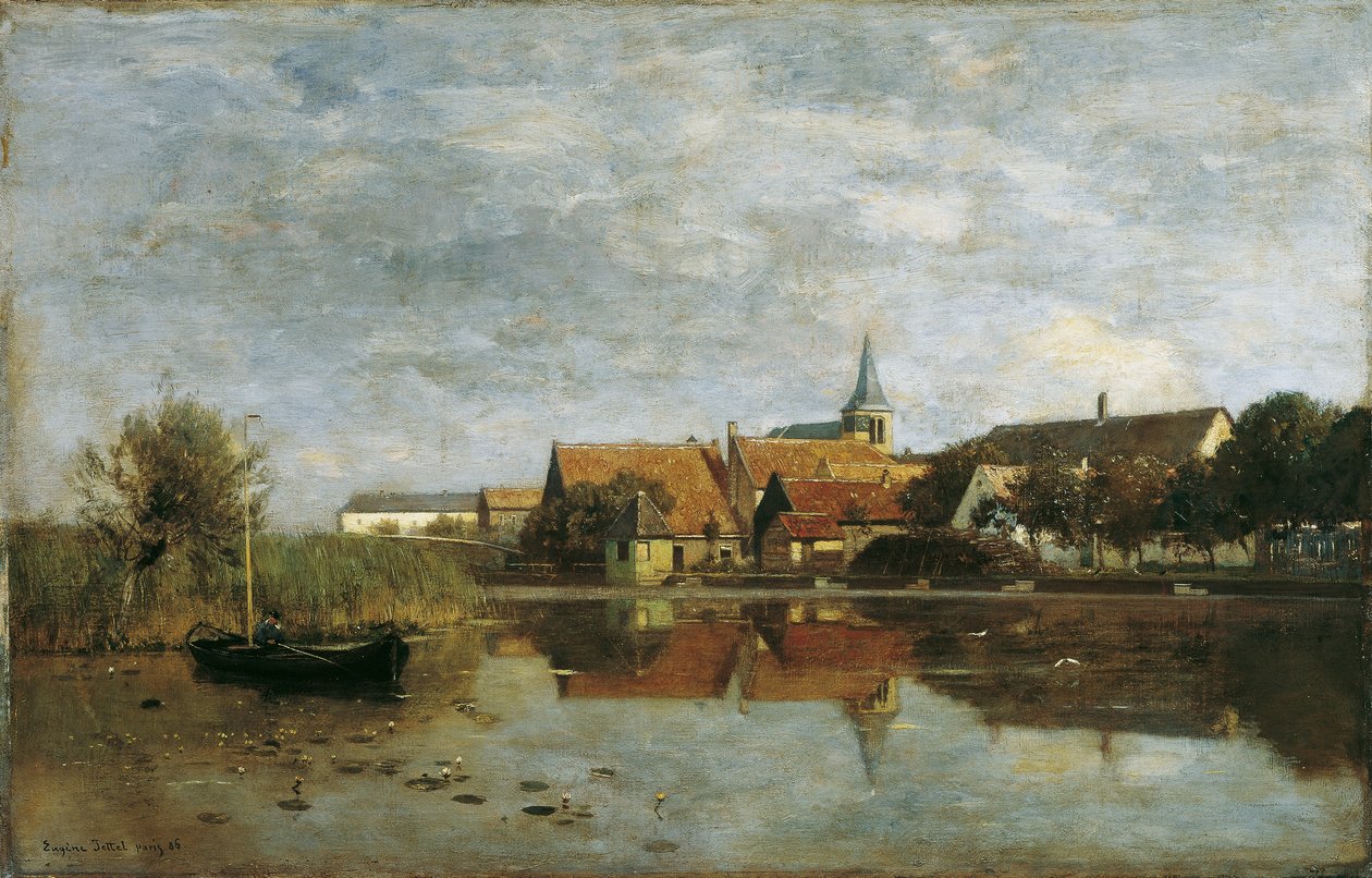 Vista de Giessen (Norte Brabante) de Eugen Jettel