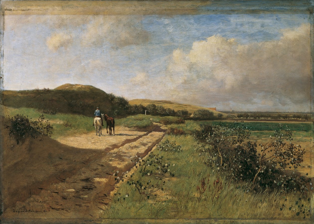 Dunas perto de Katwijk de Eugen Jettel
