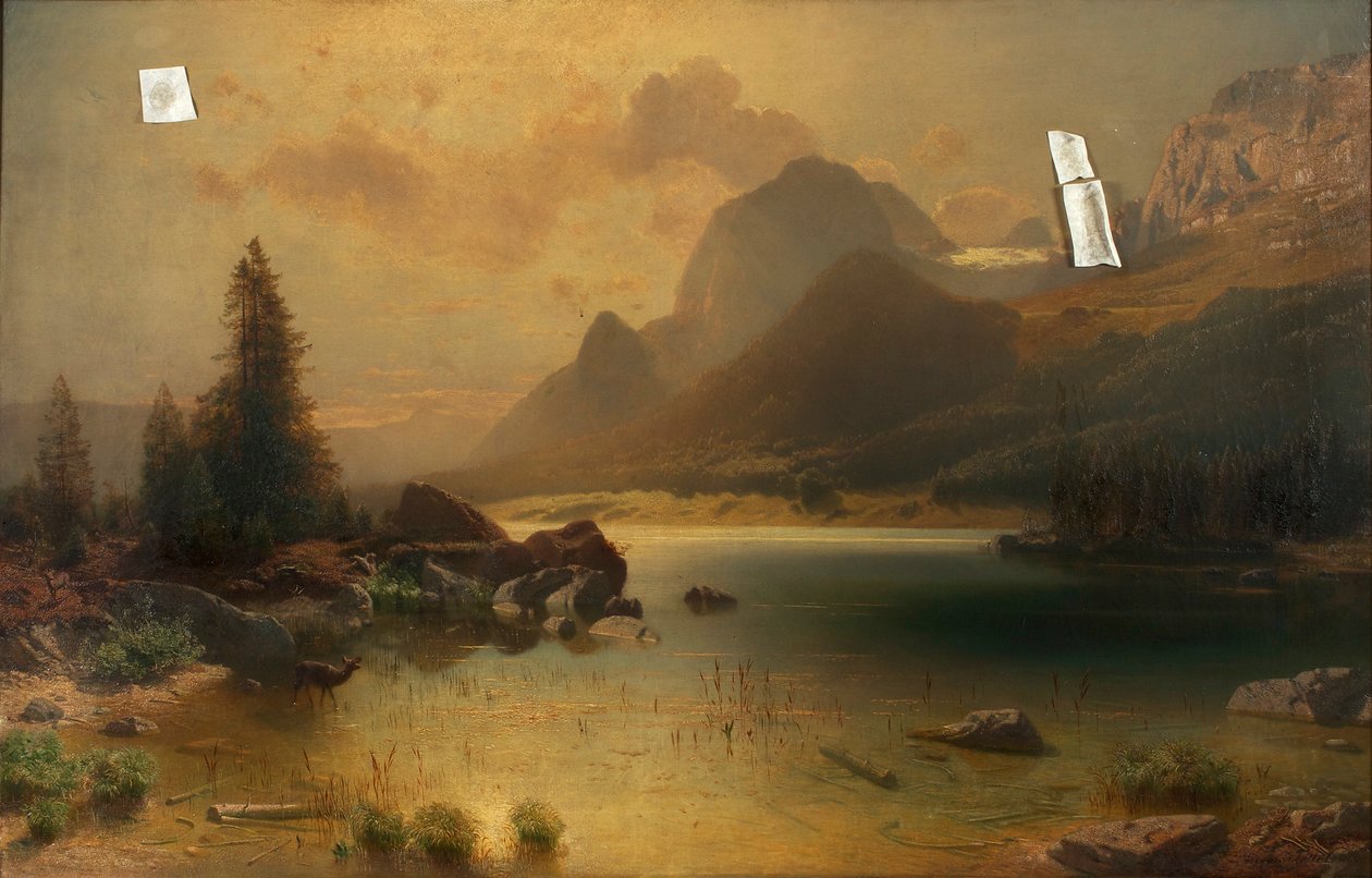 Hintersee perto de Berchtesgaden de Eugen Jettel