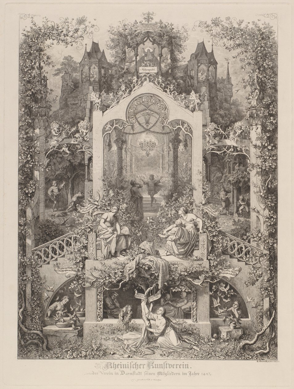 Cinderela (Cinderela) de Eugen Napoleon Neureuther