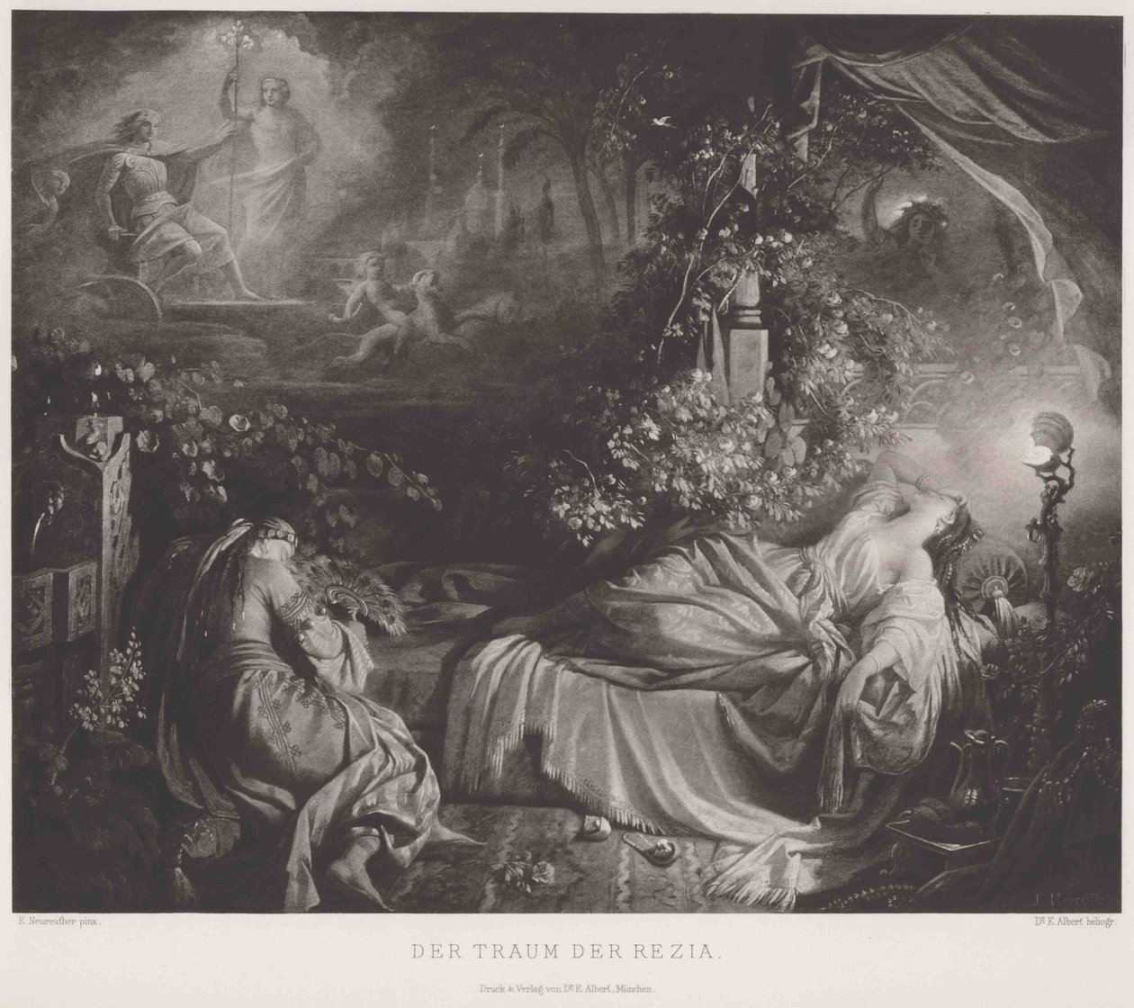 O sonho de Rezia de Eugen Napoleon Neureuther