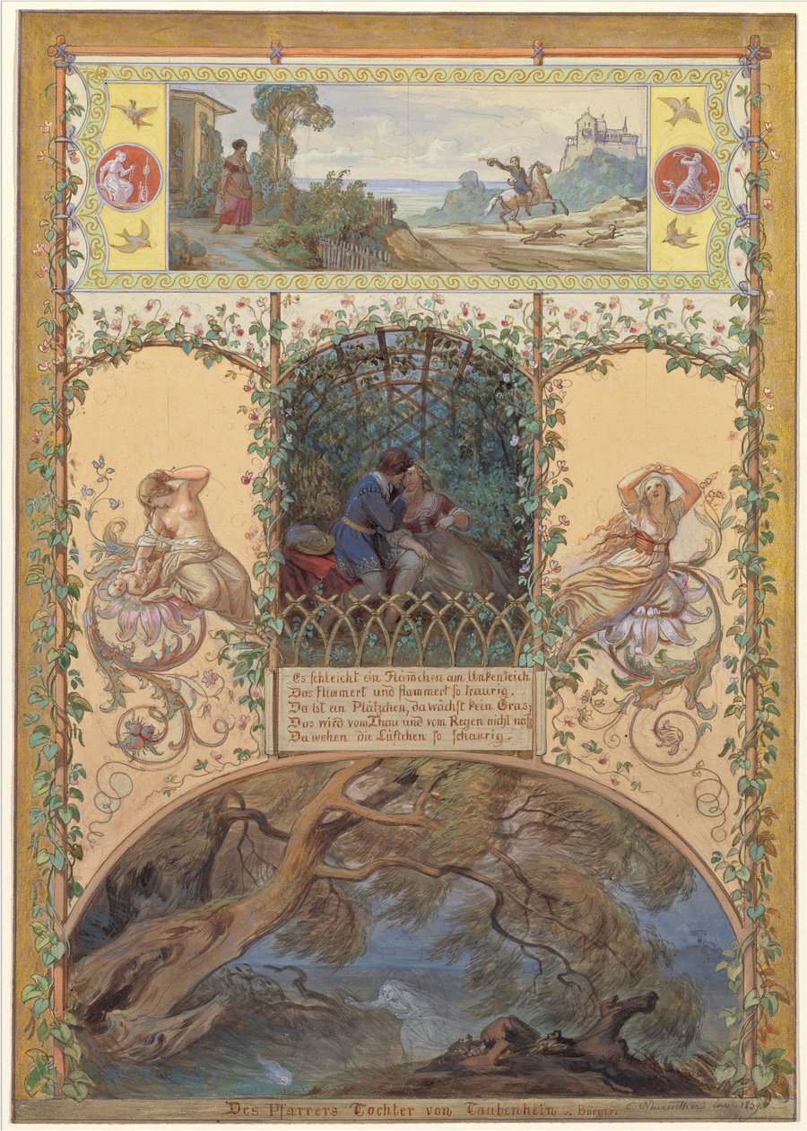 A Filha do Pároco de Taubenheim de Eugen Napoleon Neureuther