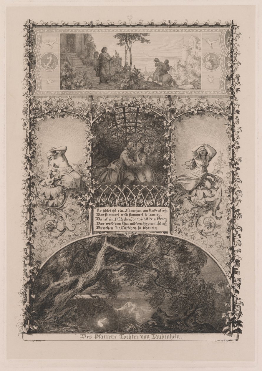 A Filha do Pároco de Taubenheim de Eugen Napoleon Neureuther