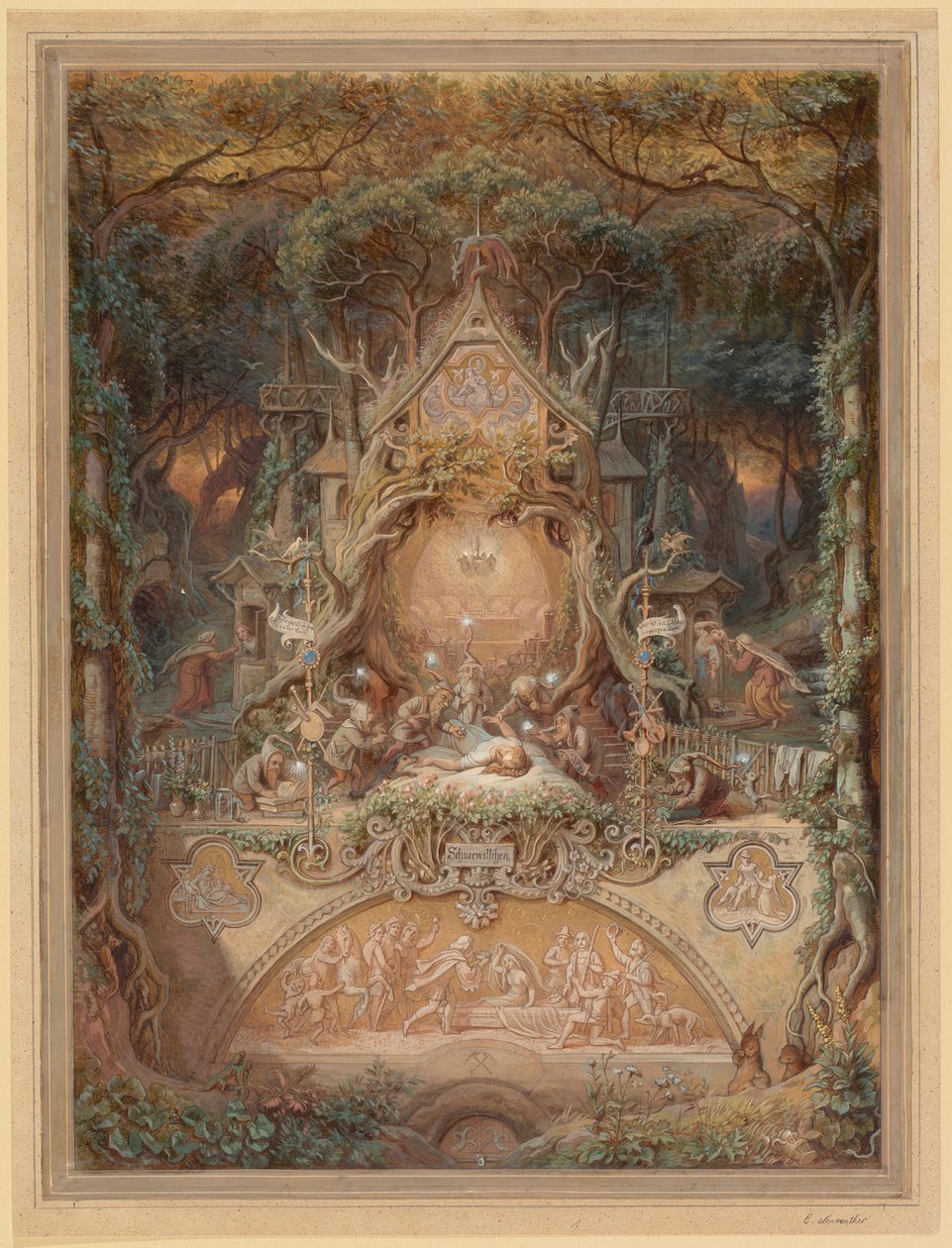 Branca de Neve de Eugen Napoleon Neureuther