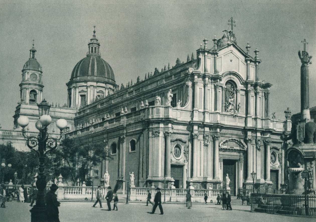 Catedral de Catania, Sicília, Itália, 1927 de Eugen Poppel