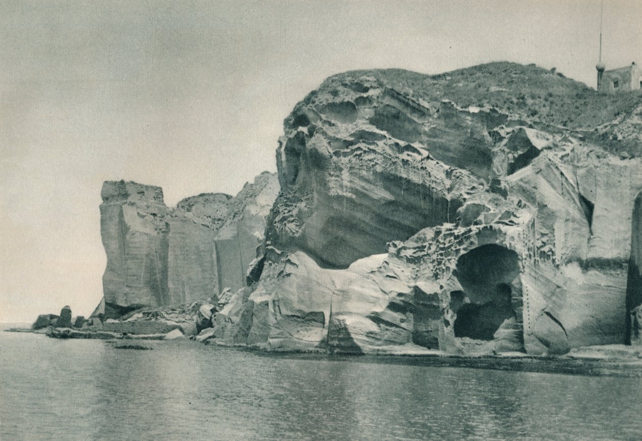 Entrada para uma primavera de enxofre, Ischia, Itália, 1927 de Eugen Poppel