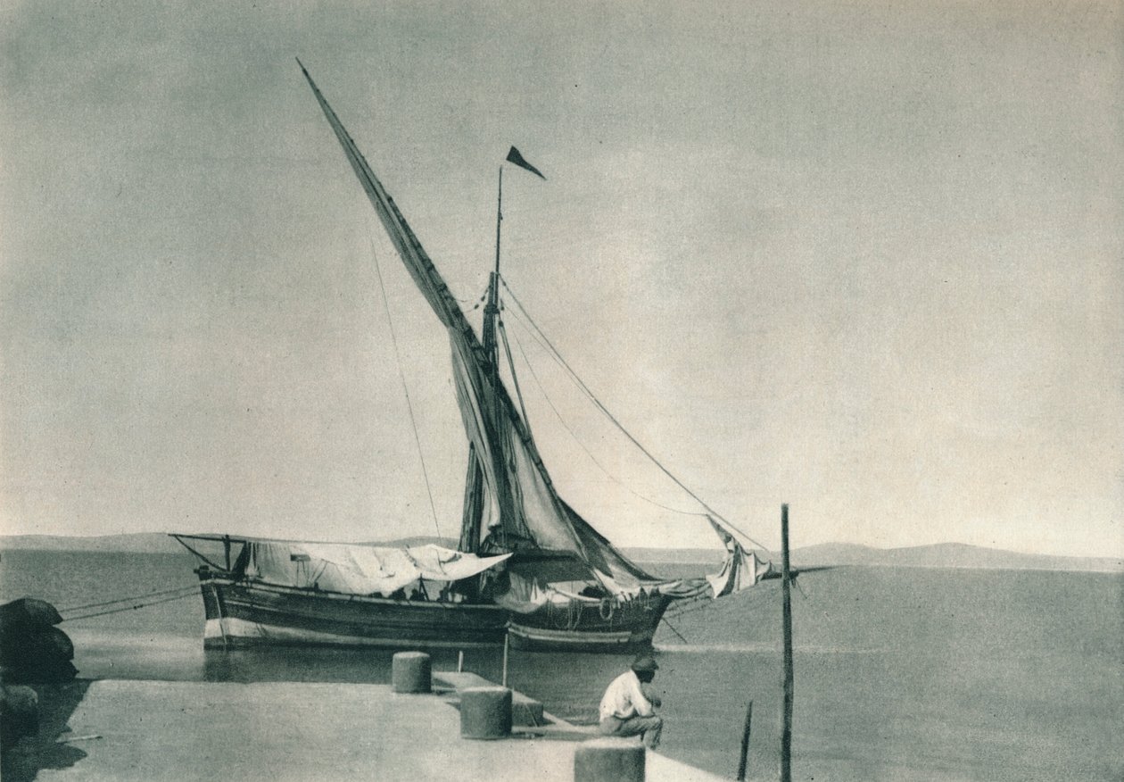 Porto, Ischia, Itália, 1927 de Eugen Poppel