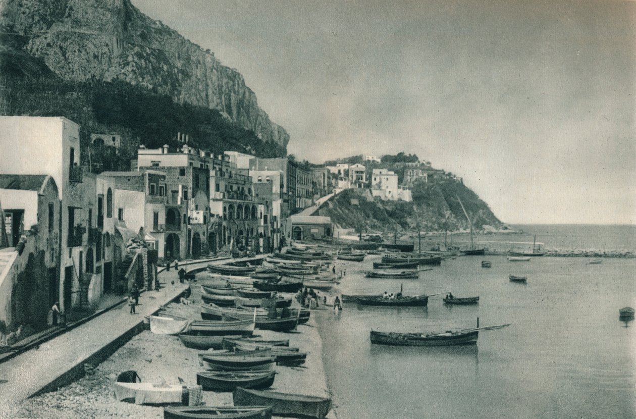 Marina Grande, Capri, Itália, 1927 de Eugen Poppel