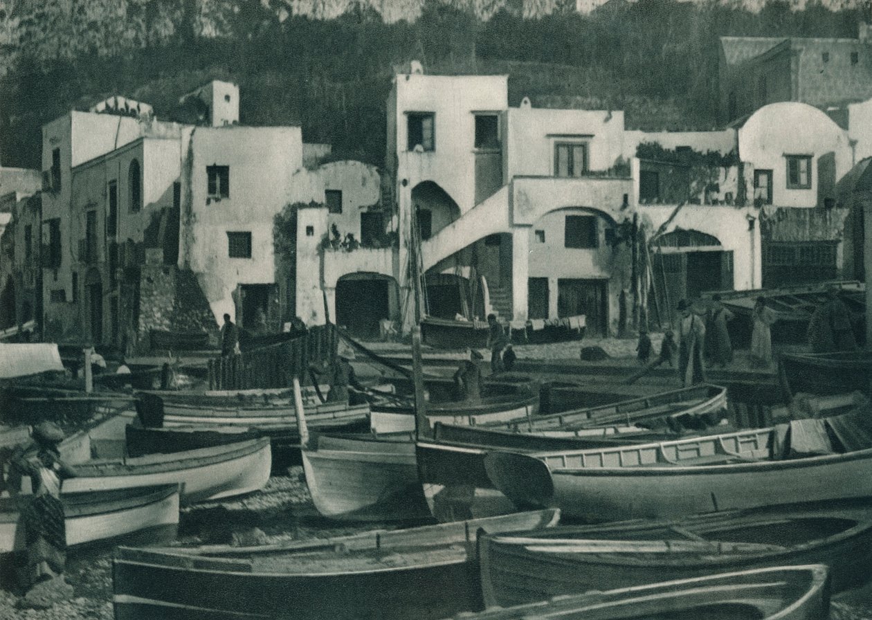 Marina Grande, Capri, Itália, 1927 de Eugen Poppel