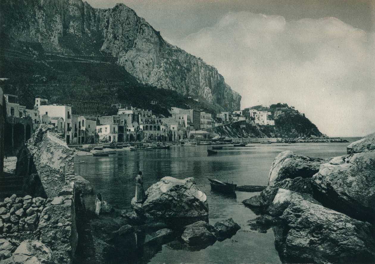 Marina Grande, Capri, Itália, 1927 de Eugen Poppel