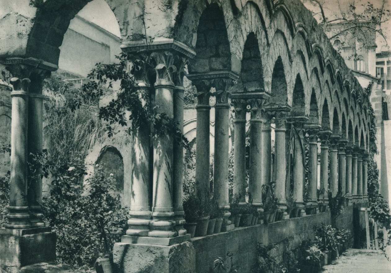 Ruínas de uma pequena capela, Palermo, Sicília, Itália, 1927 de Eugen Poppel