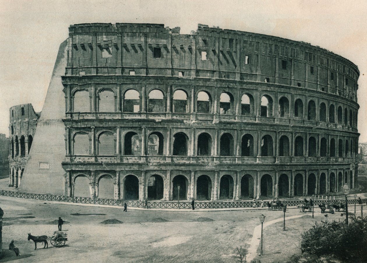 O Coliseu, Roma, Itália, 1927 de Eugen Poppel