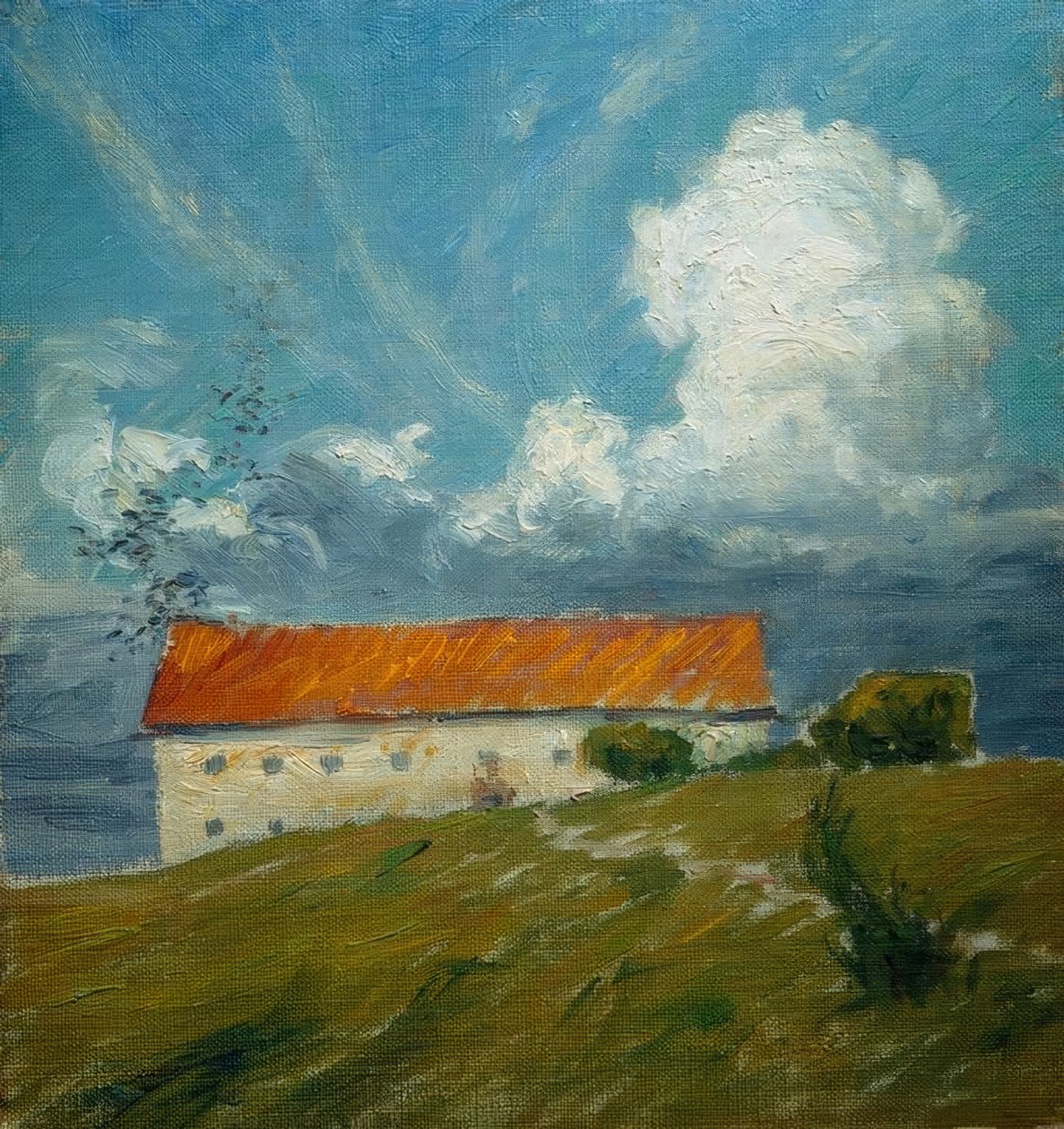 O castelo velho, esboço de Eugen Prinz von Schweden