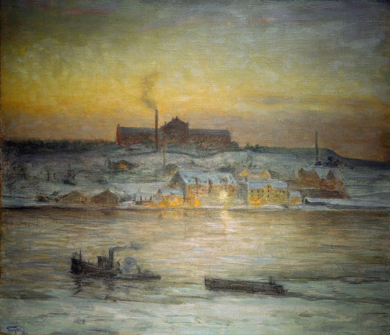 Manhã de inverno de Eugen Prinz von Schweden