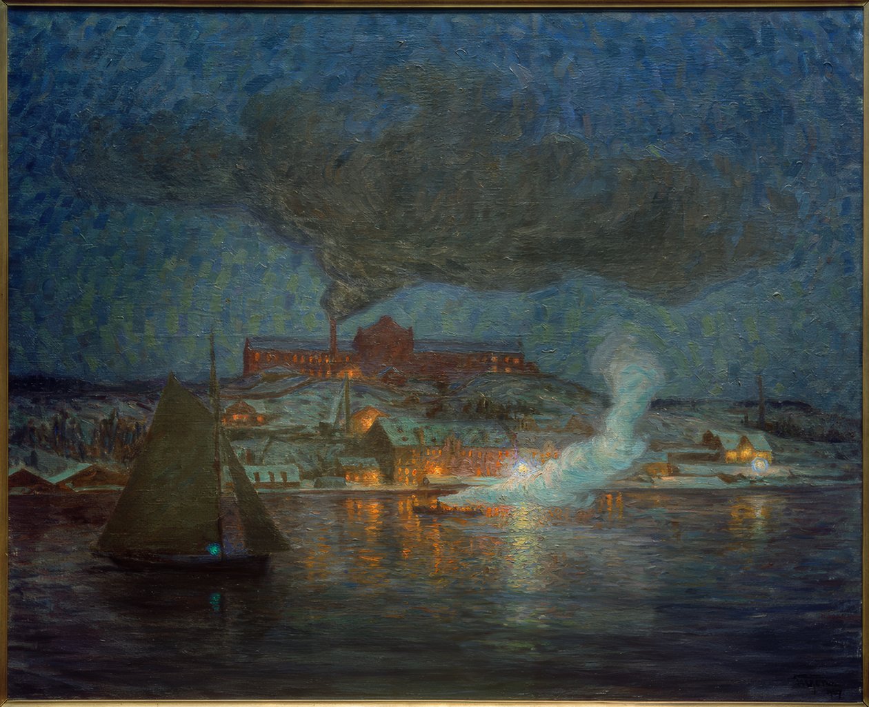 Fábrica de petróleo em Rökar de Eugen Prinz von Schweden