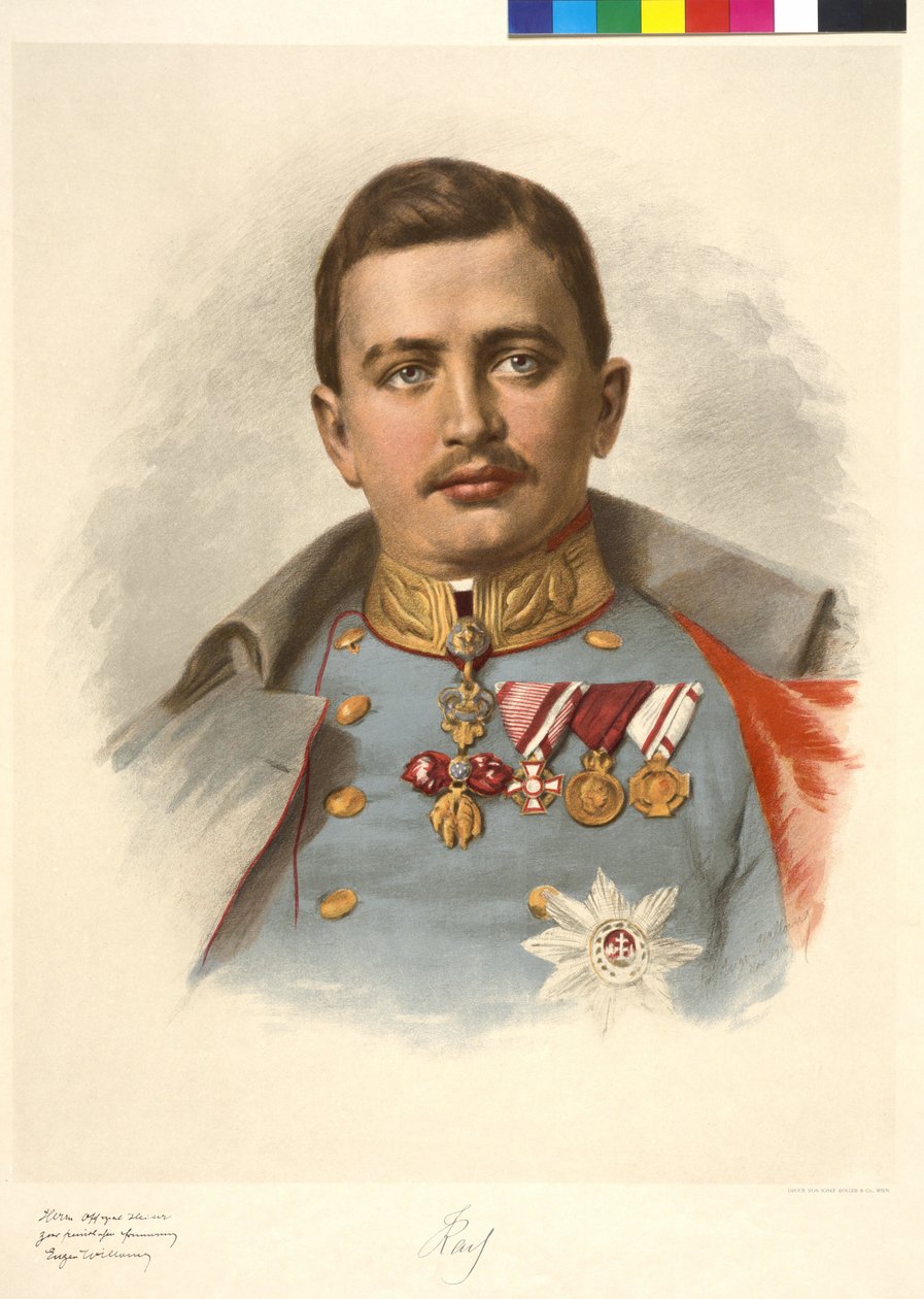 Imperador da Áustria Carlos I de Eugen Willoner