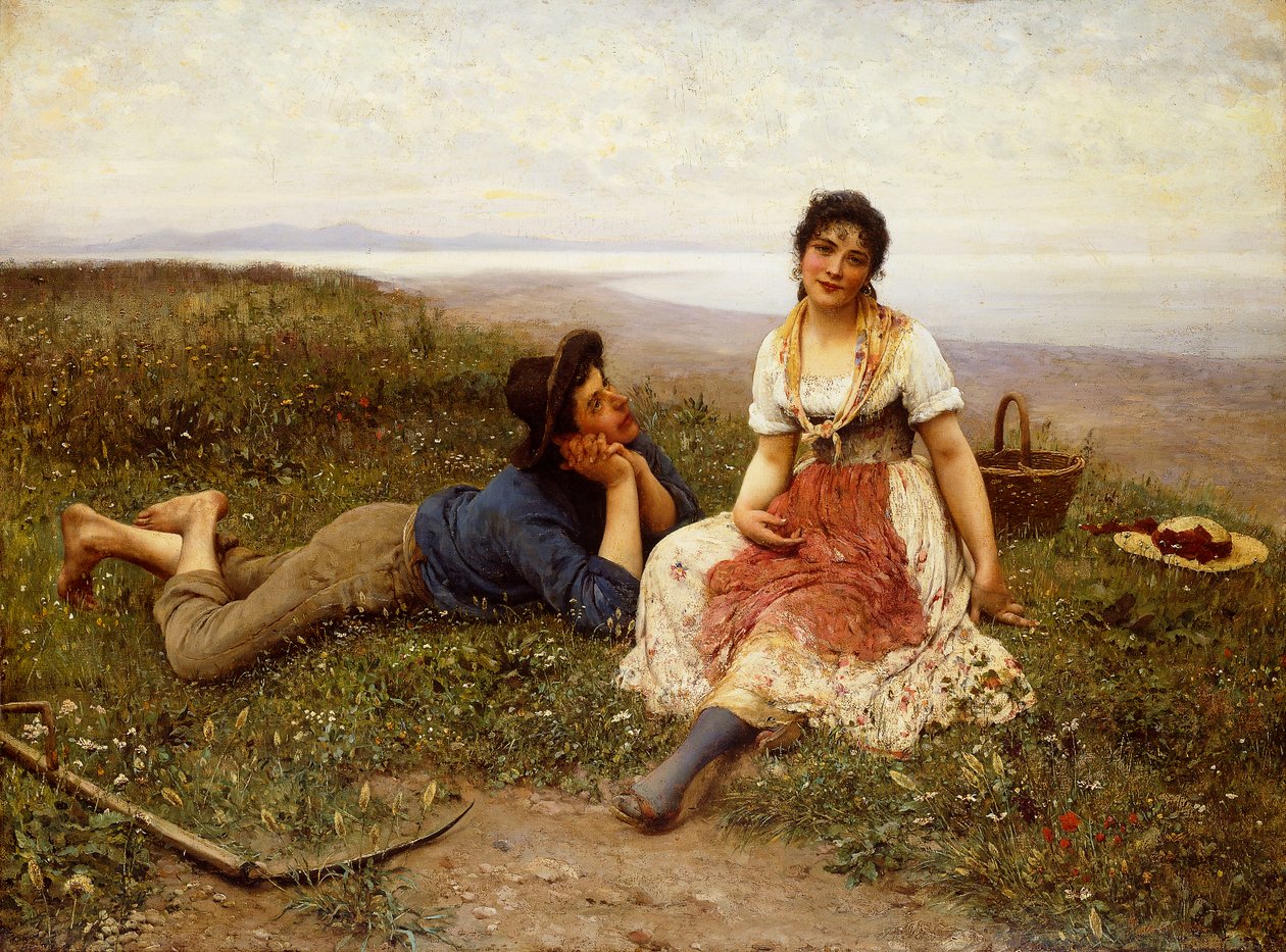 Namoradeira, 1887 de Eugen von Blaas