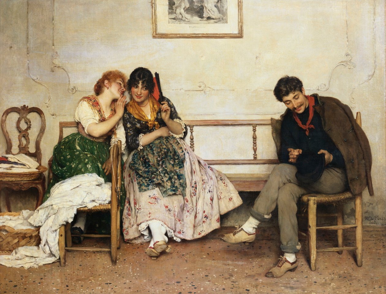 Proposta de Amor, 1884 de Eugen von Blaas