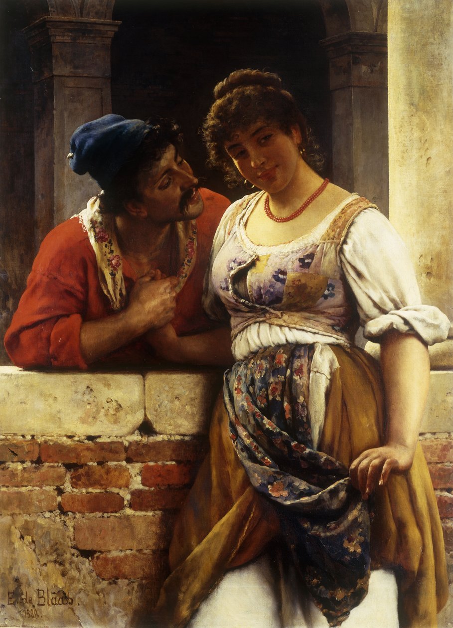 A proposta, 1888 de Eugen von Blaas