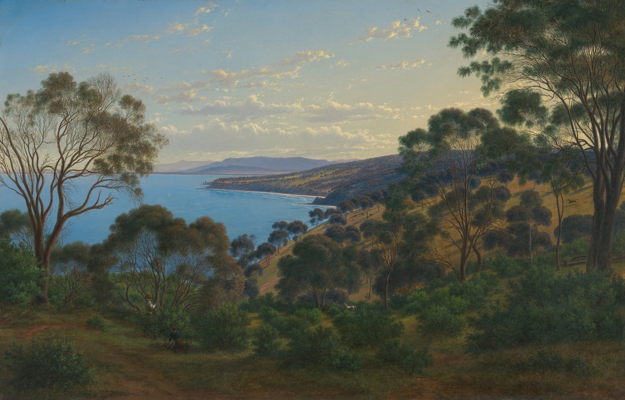 Cordilheira Dandenong de Beleura de Eugene von Guérard