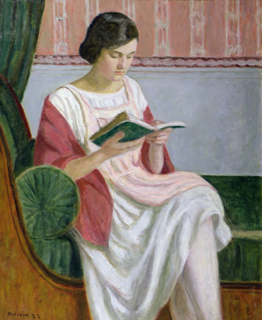 Therese Reading, 1922 de Eugene Antoine Durenne