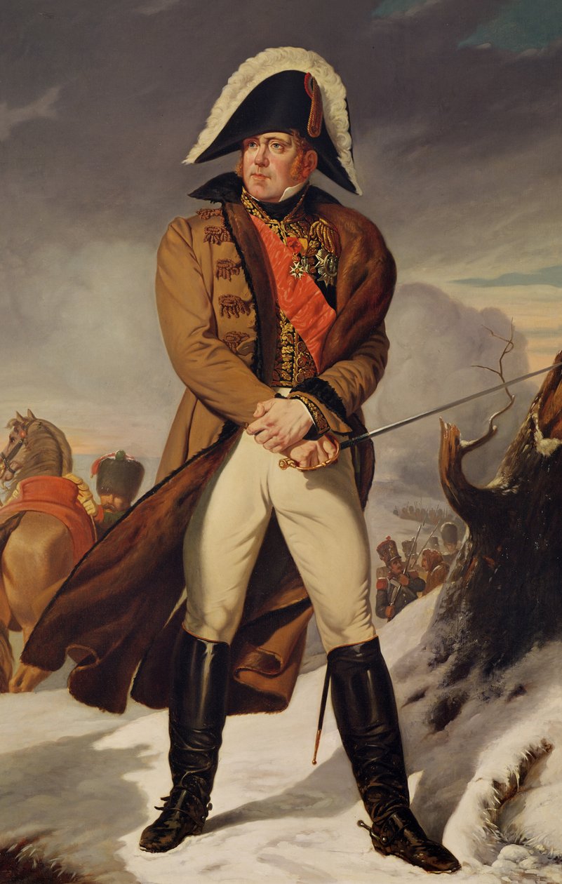 Marechal Michel Ney (1769-1815) Duque de Elchingen de Eugene Battaille