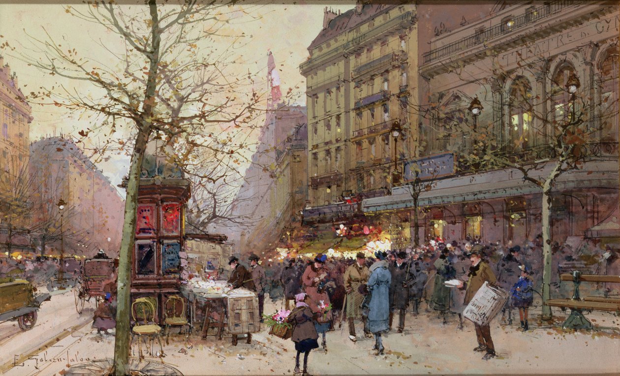 As grandes avenidas de Eugene Galien Laloue