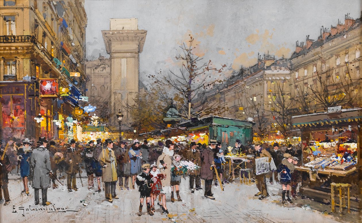 Portão de Saint Denis de Eugene Galien Laloue