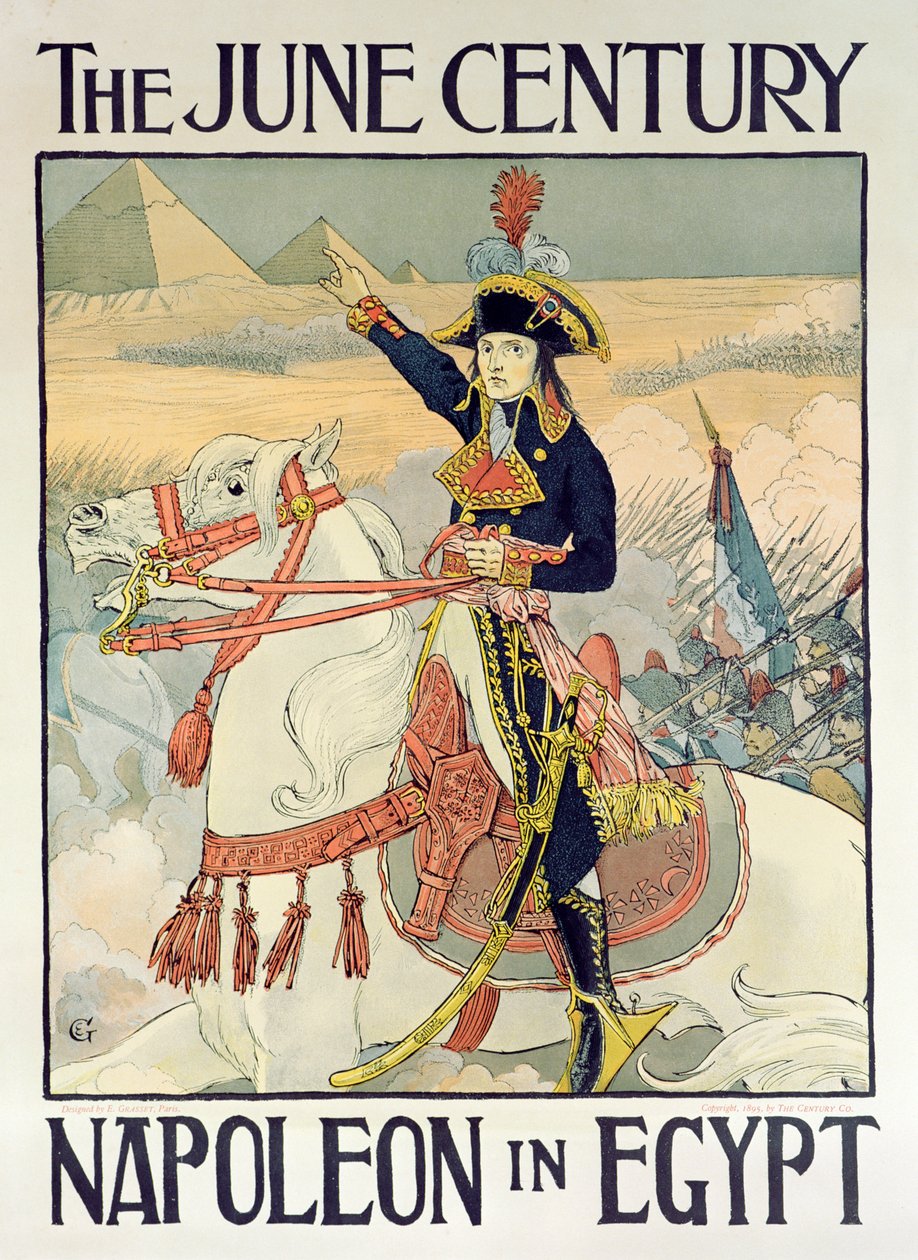 Poster para a revista Century - &39;Napoleon in Egypt&39;, 1895 de Eugene Grasset