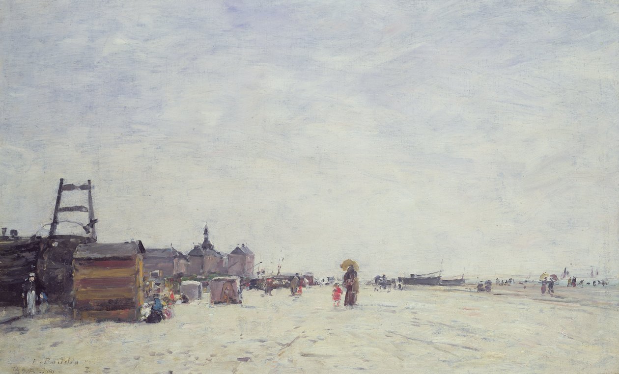Berck-Plage, 1890 de Eugene Louis Boudin
