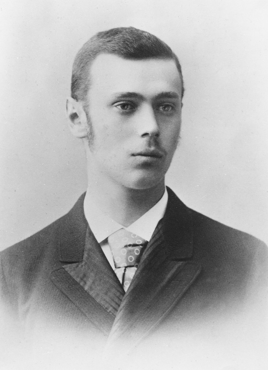 Grão-duque George Alexandrovich da Rússia, c.1890 de Eugene Pirou