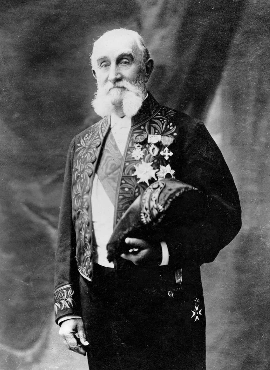 Retrato de Alfred Grandidier, c.1885 de Eugene Pirou