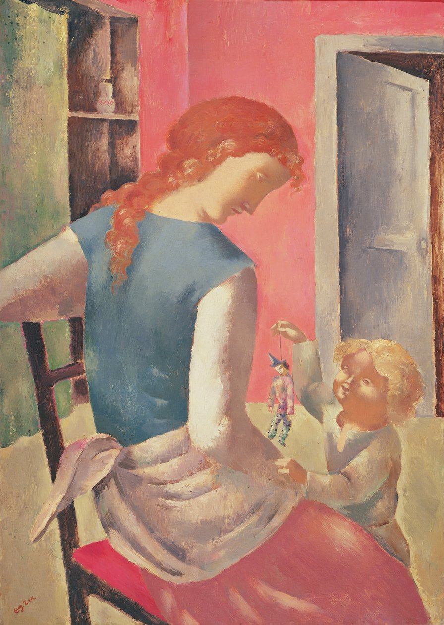 Mãe e filho de Eugeniusz Zak