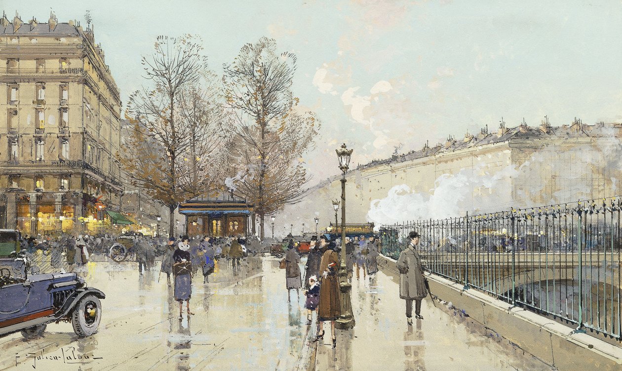 Boulevard Pereire, Paris de Eugene Galien Laloue