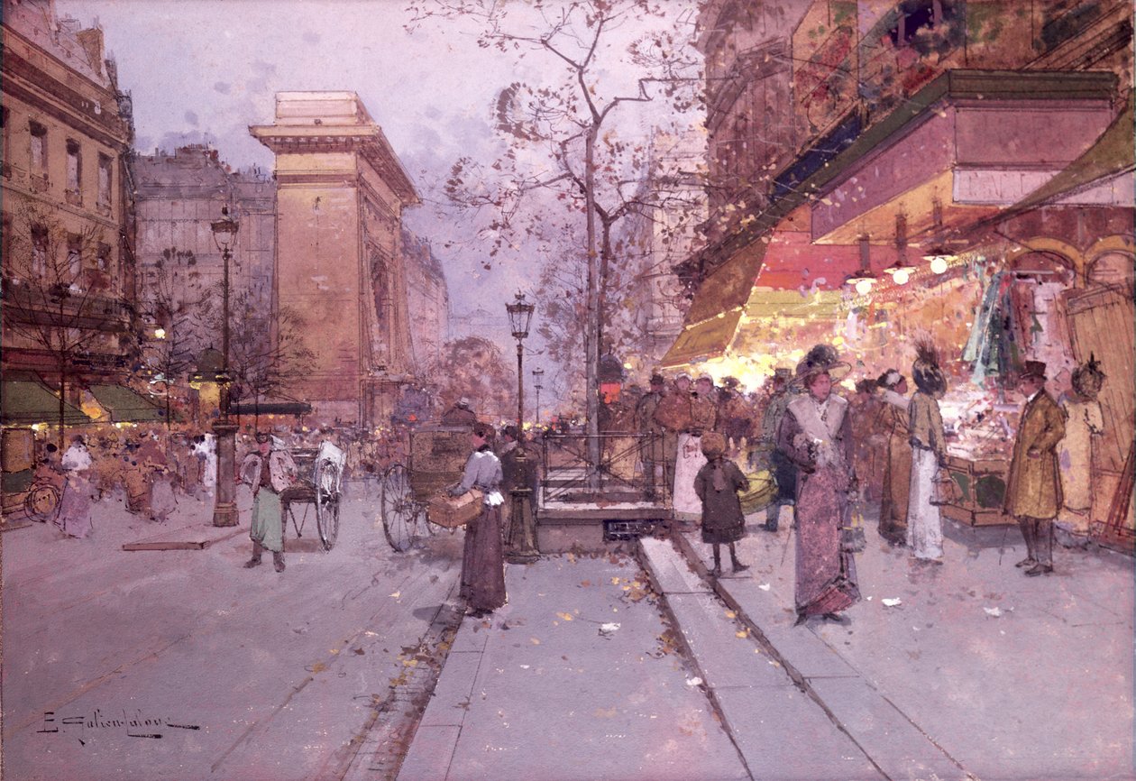 O Portão de St. Denis de Eugene 1854 1941 Galien Laloue