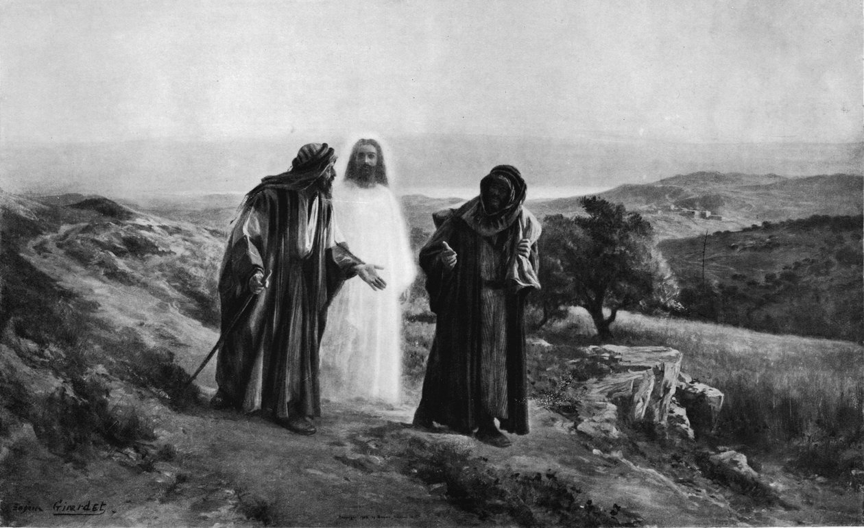 Discípulos em Emaús, c1905, 1912 de Eugene Alexis Girardet
